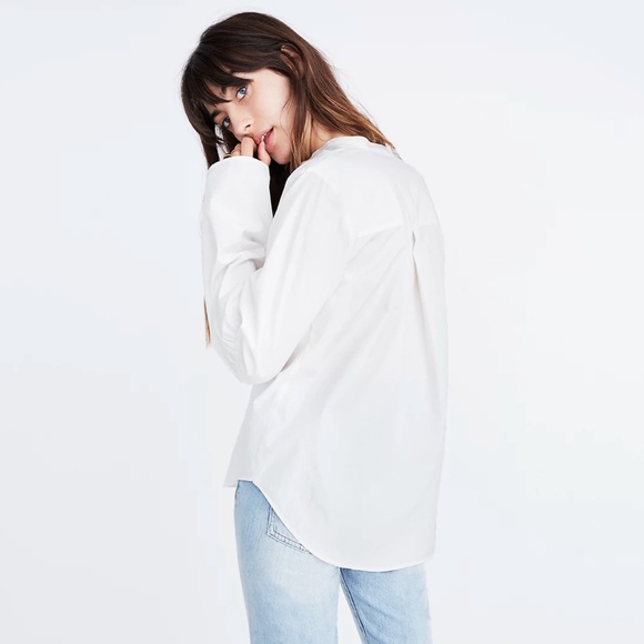 Final Price! Madewell Bell-Sleeve Button-Down Shirt - Picture 3 of 10